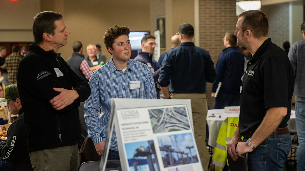 Construction Networking Event builds connections between students, industry UWPlatteville News